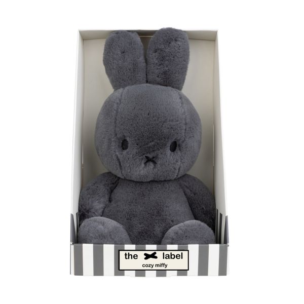 Nijntje Cozy Miffy Knuffel - Grey - 23 cm