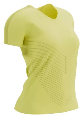 Maillot manches courtes Performance Femme Green Sheen
