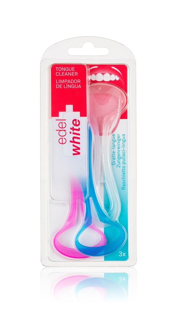 Edel White Zungenreiniger gross 3 Stk