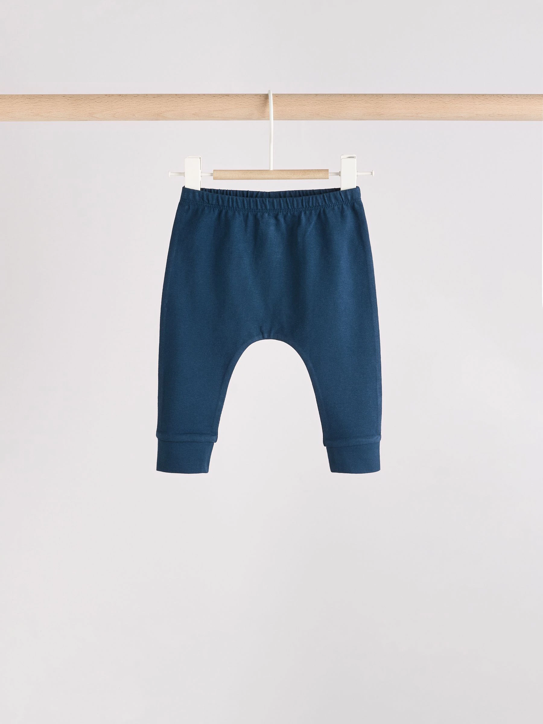 Blauw - Verpakking van 4 babyleggings (0 mnd -3 jr)