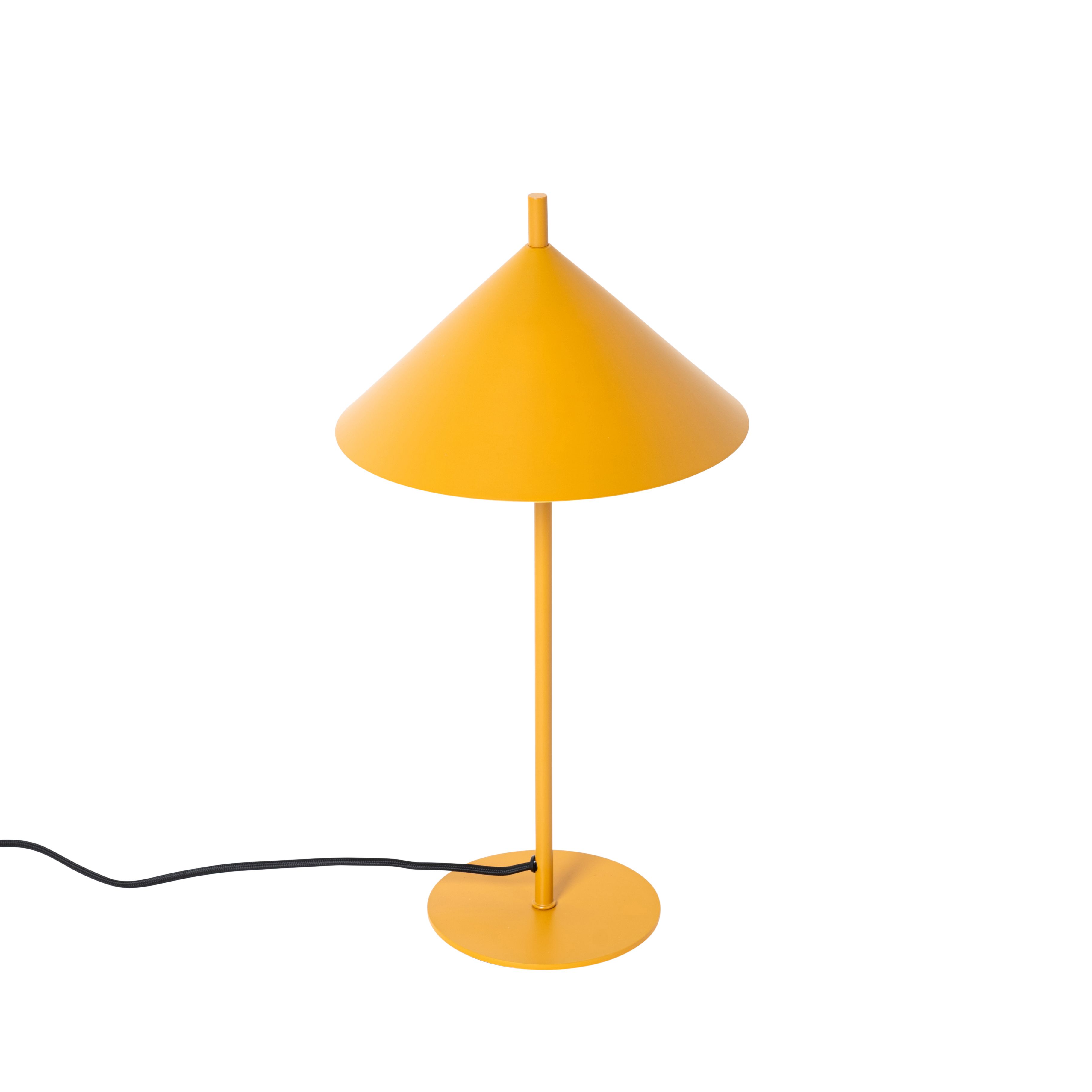 Design tafellamp geel - Triangolo