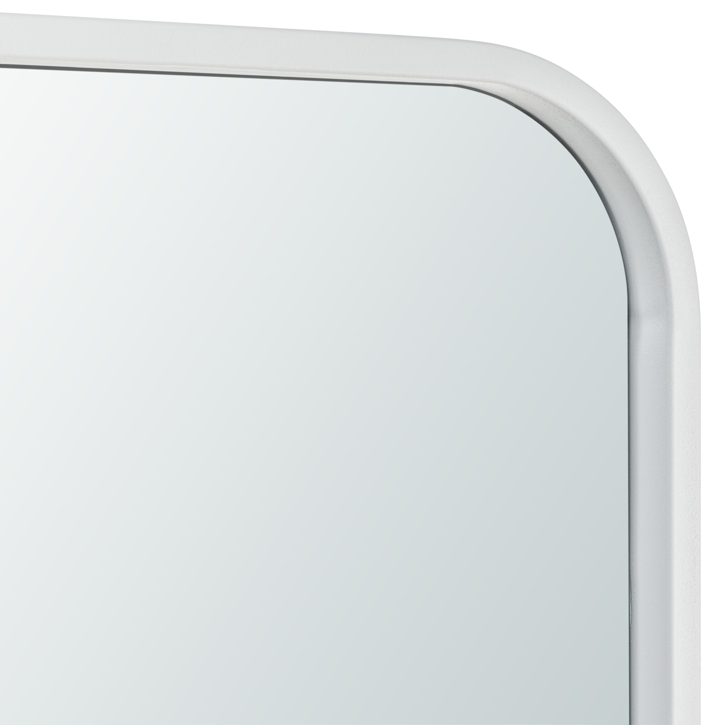 NAYA Standspiegel weiss 40x40x160 - Weiss / B: 40.0 cm x T: 40.0 cm x H: 160.0 cm