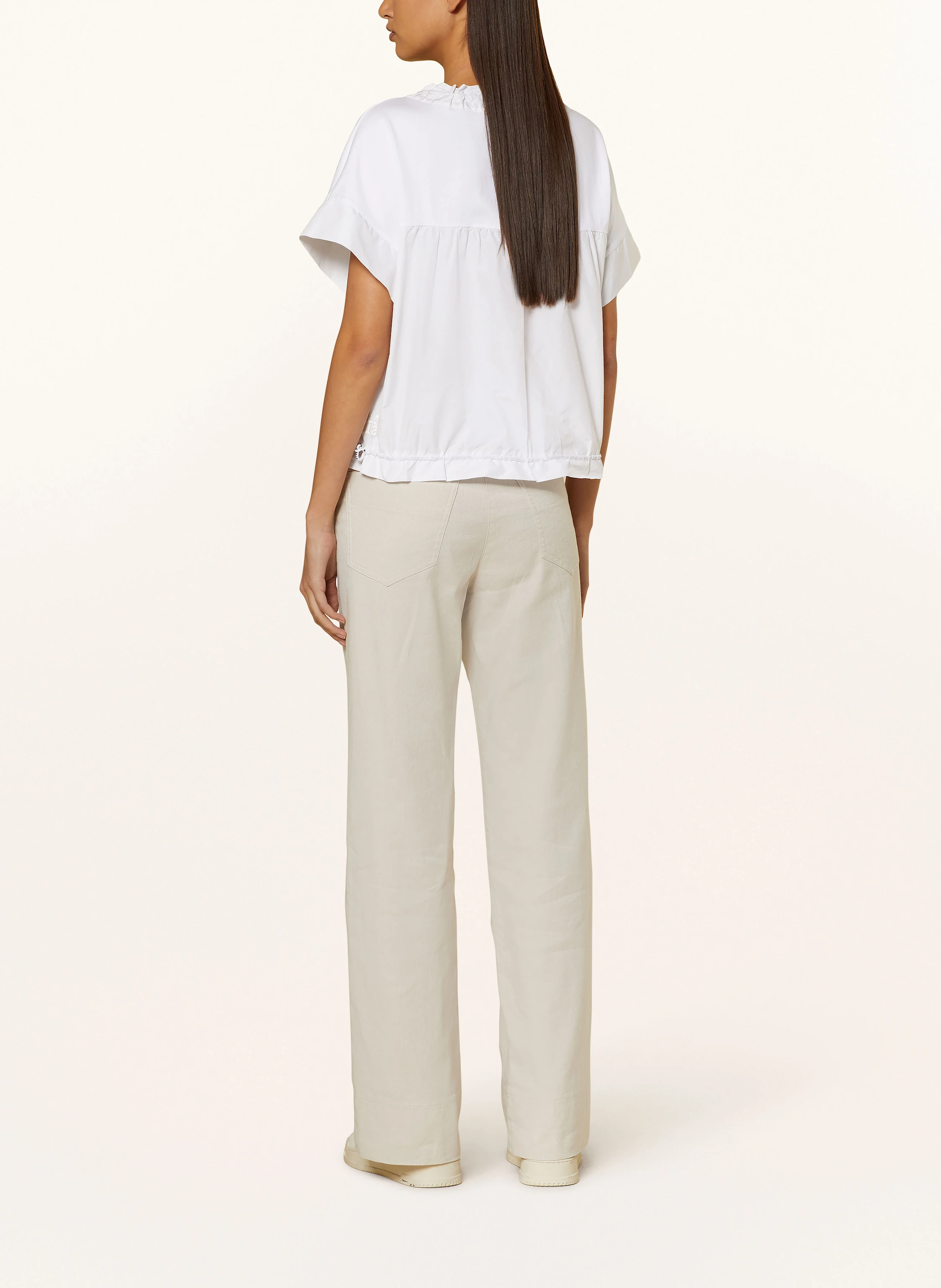 MARC CAIN T-Shirt im Materialmix