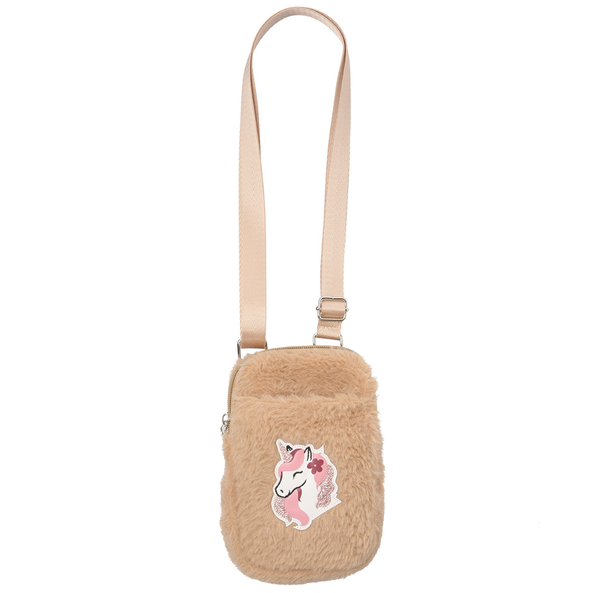 Topolino Mädchen Handytasche mit Einhorn-Applikation braun