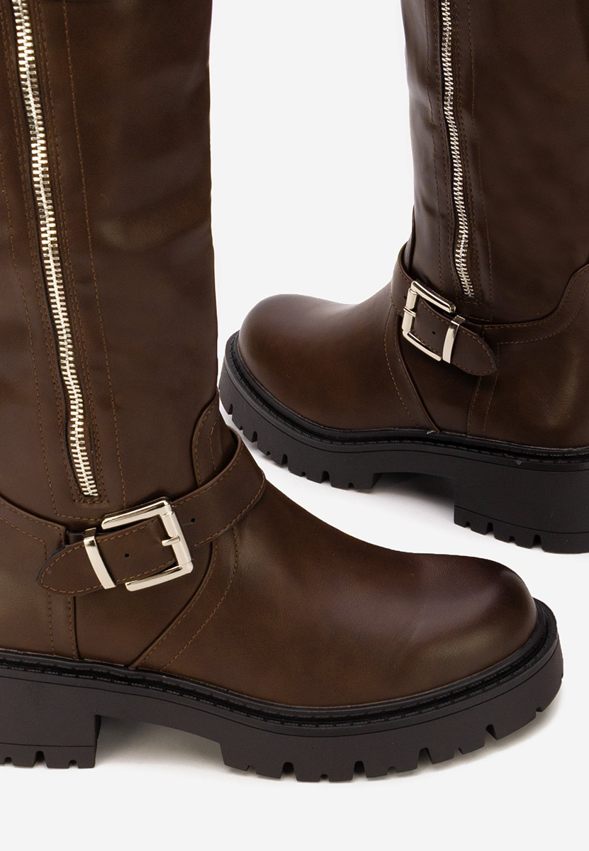 Bottes femme brunes Pavora