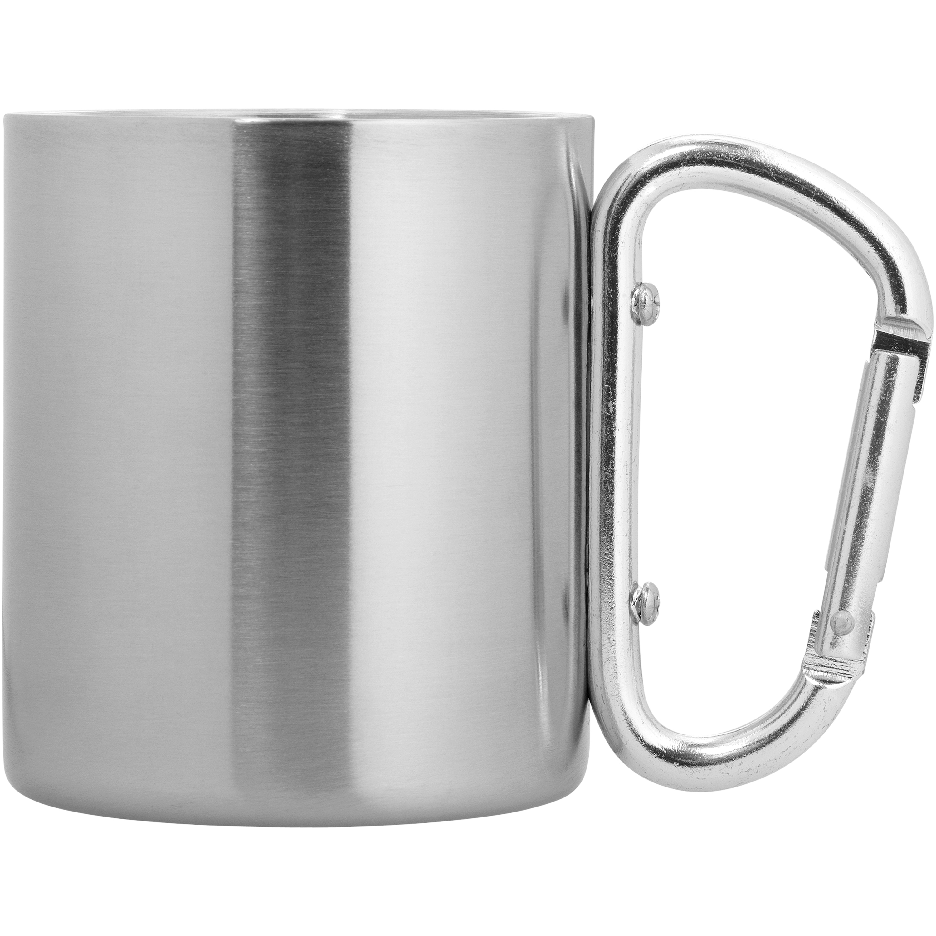 EgotierPro 100563 - Mug isolant Alpes avec mousqueton 200ml