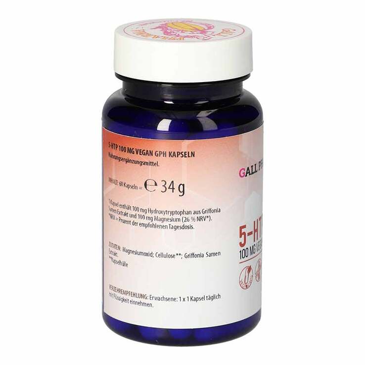 5-Htp 100 mg vegan GPH Kapseln, 60 St