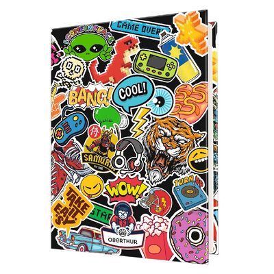 Agenda Geek - 1 jour par page - 12,5 x 17,5 cm - Oberthur