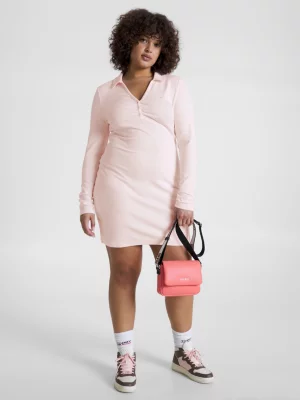 Vestido Polo Curve de Manga Comprida