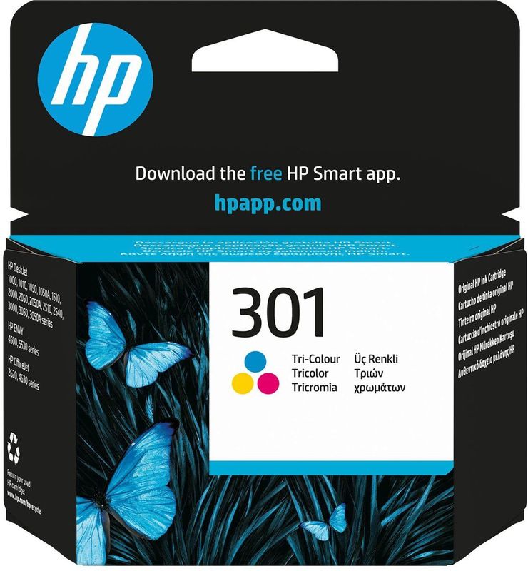 HP 301 Inktcartridge / Normale Capaciteit / Kleur