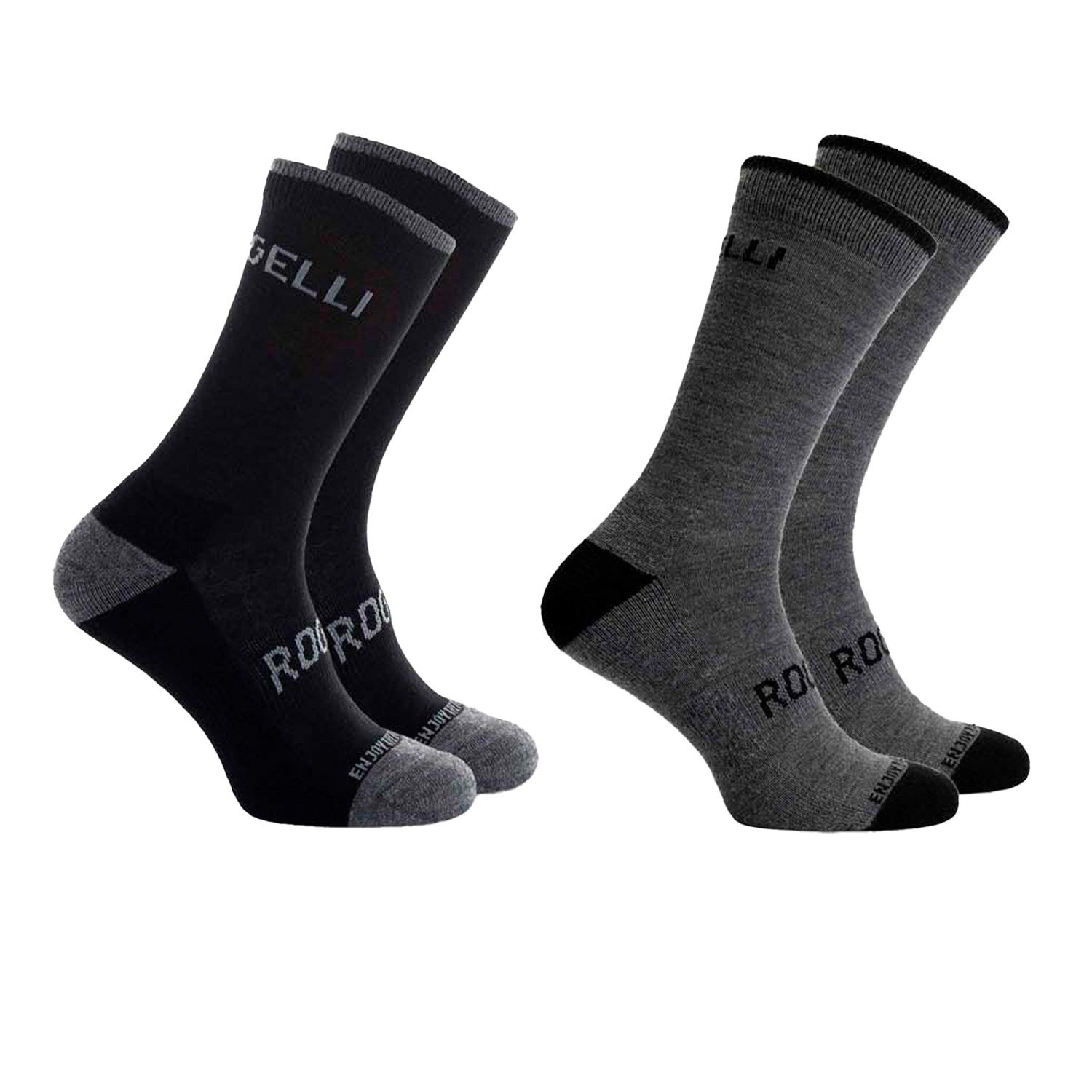 Rogelli  2-Pack Wintersokken Merinowol