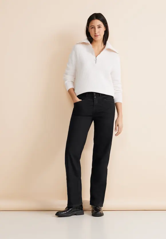 Casual Fit Jeans - black soft washed