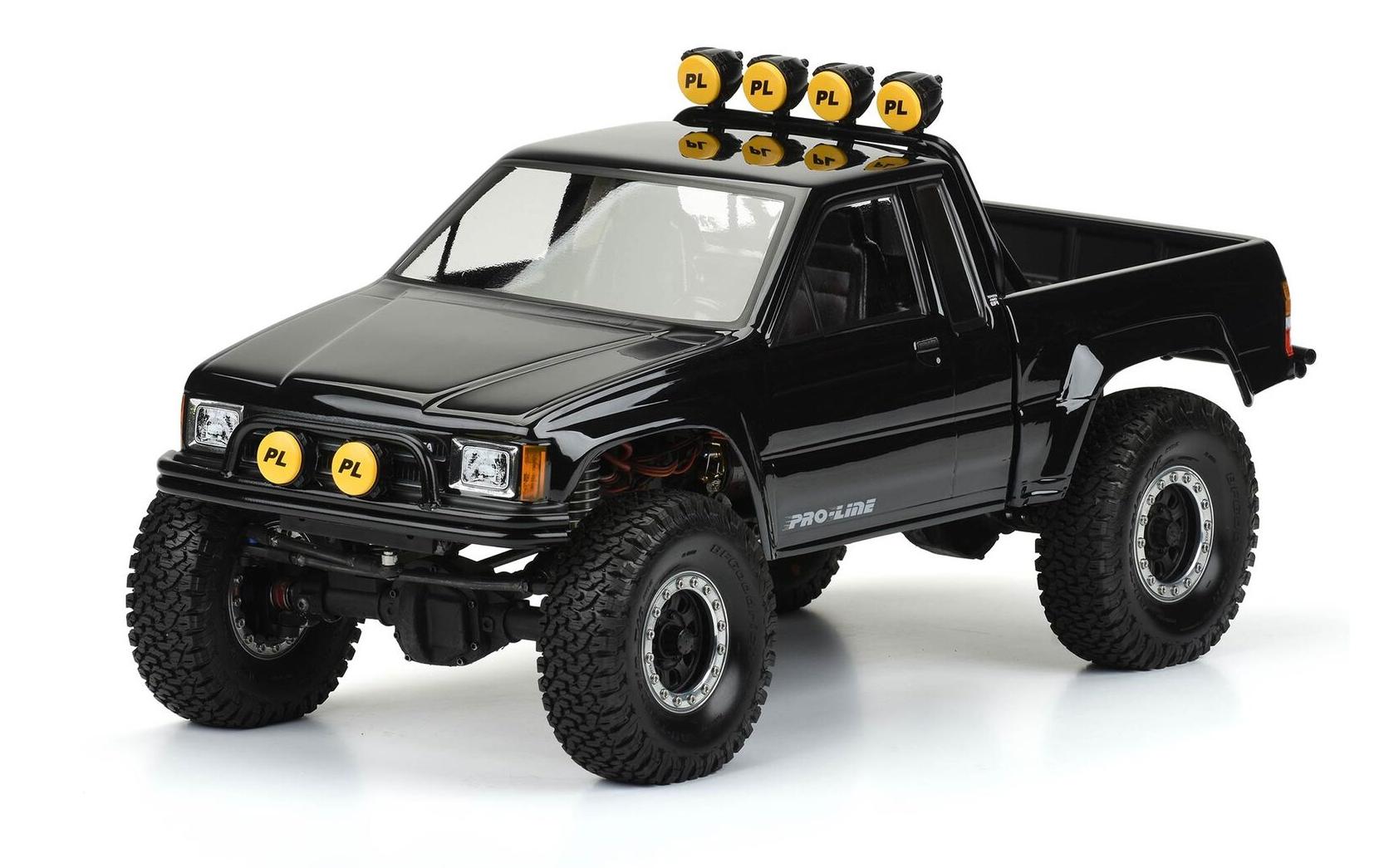 Karosserie Toyota HiLux SR5 unlackiert, 1:10Karosserie für Crawler mit 313 mm Radstand