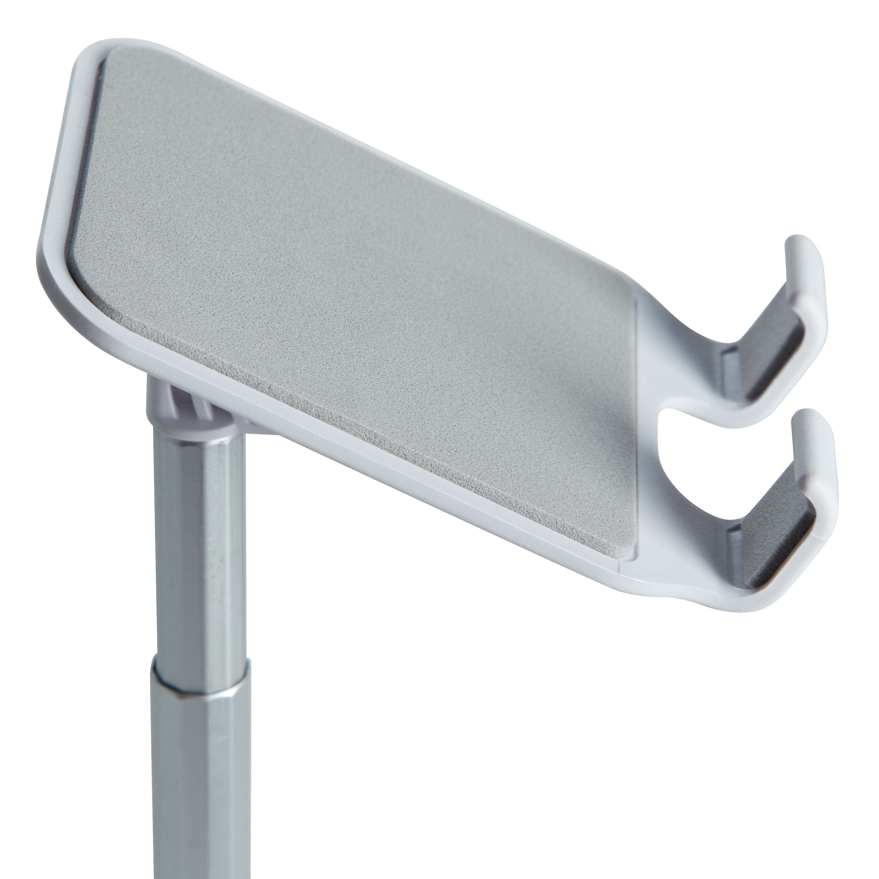 PHONE STAND Handyhalter - Silber / B: 6.0 cm x T: 11.0 cm x H: 13.5 cm