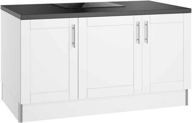 KOCHSTATION Kochinsel »KS-Ahus« Kücheninsel, Breite 160 cm, wahlw. mit E-Gerät, Soft Close Funktion