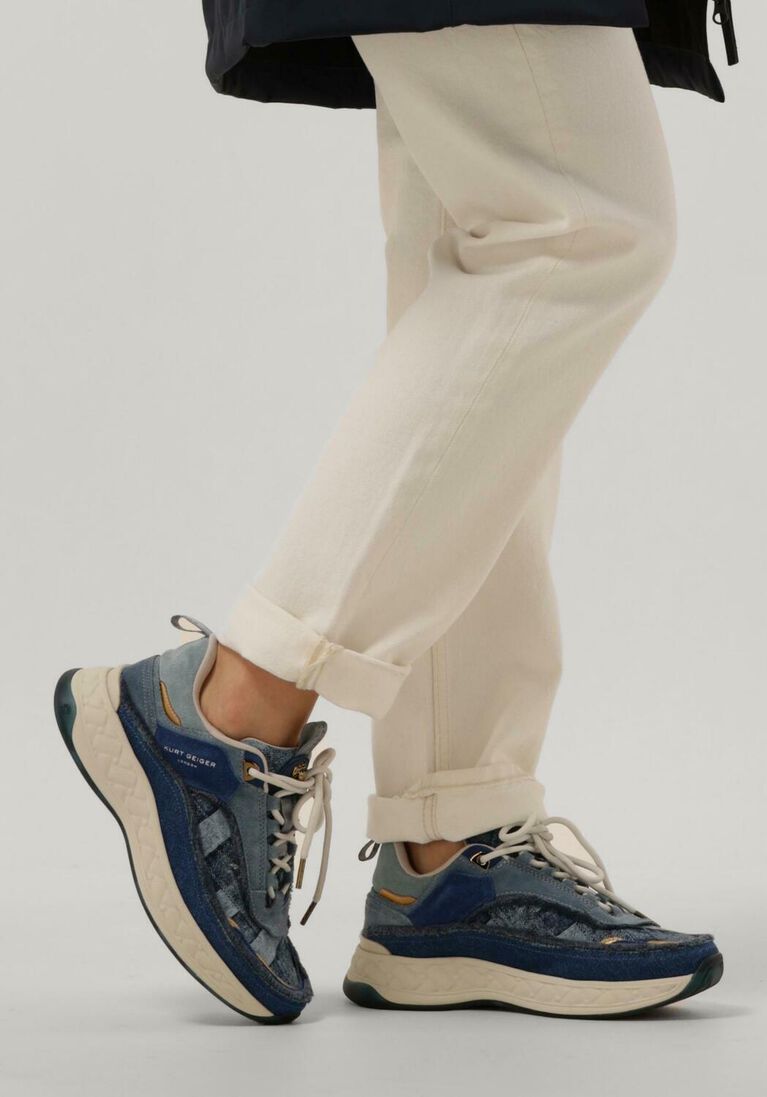KURT GEIGER LONDON blauwe kurt geiger london lage sneakers kensington sneaker