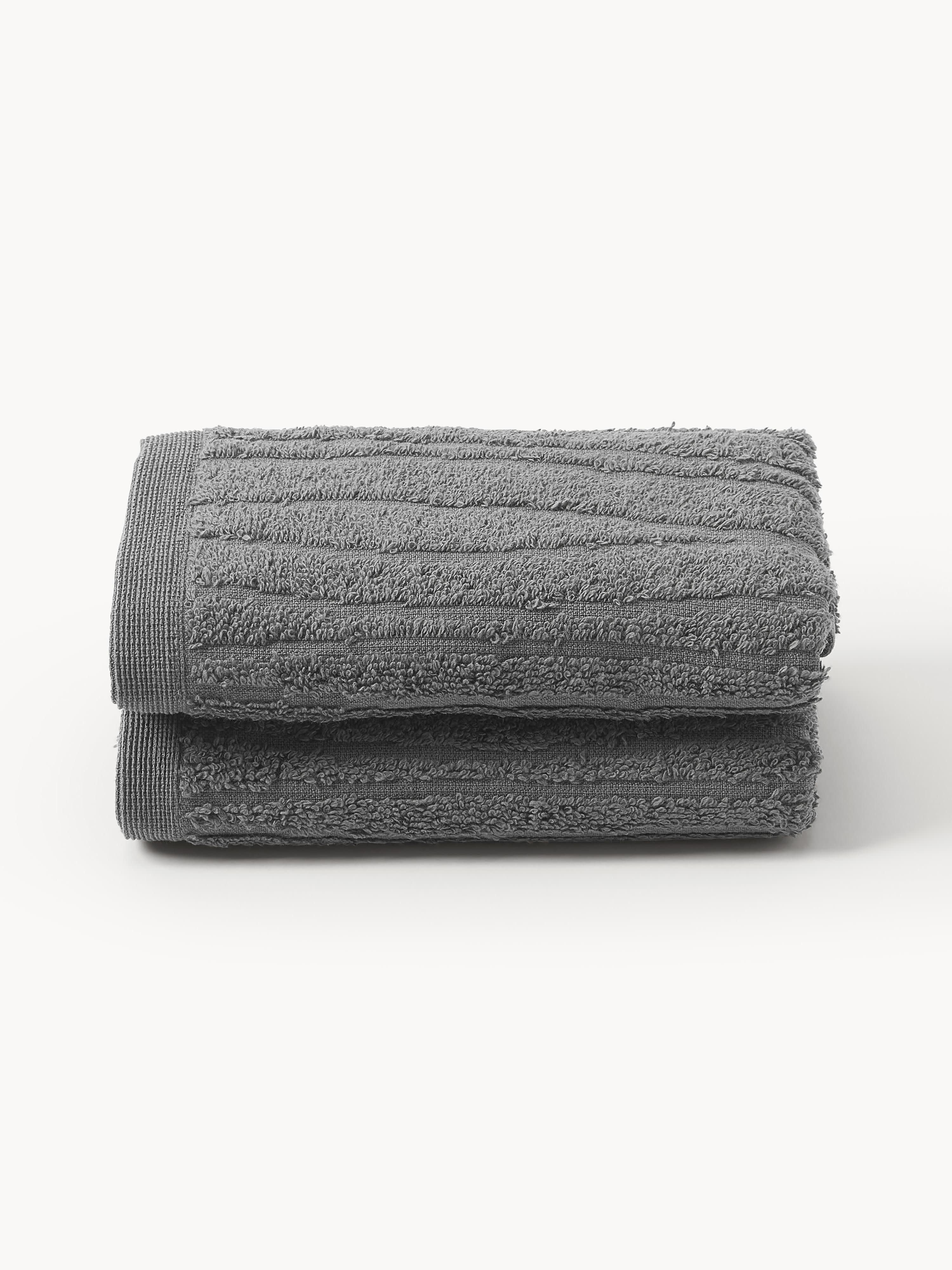Katoenen handdoek Audrina in verschillende formaten