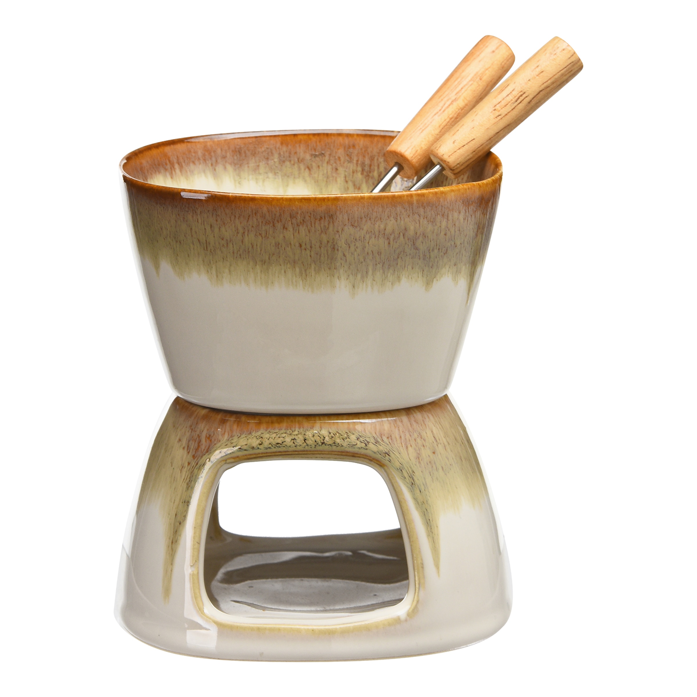 beige, 4-teilig