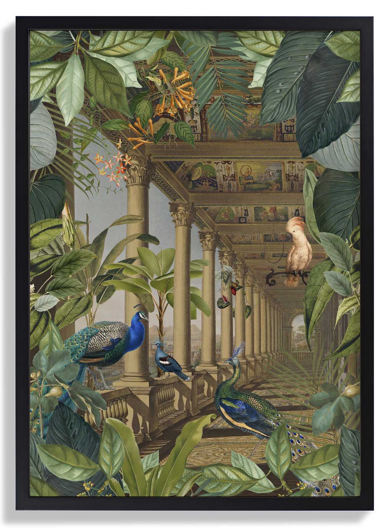 Lost Jungle Place With Peacocks 2 von Andrea Haase