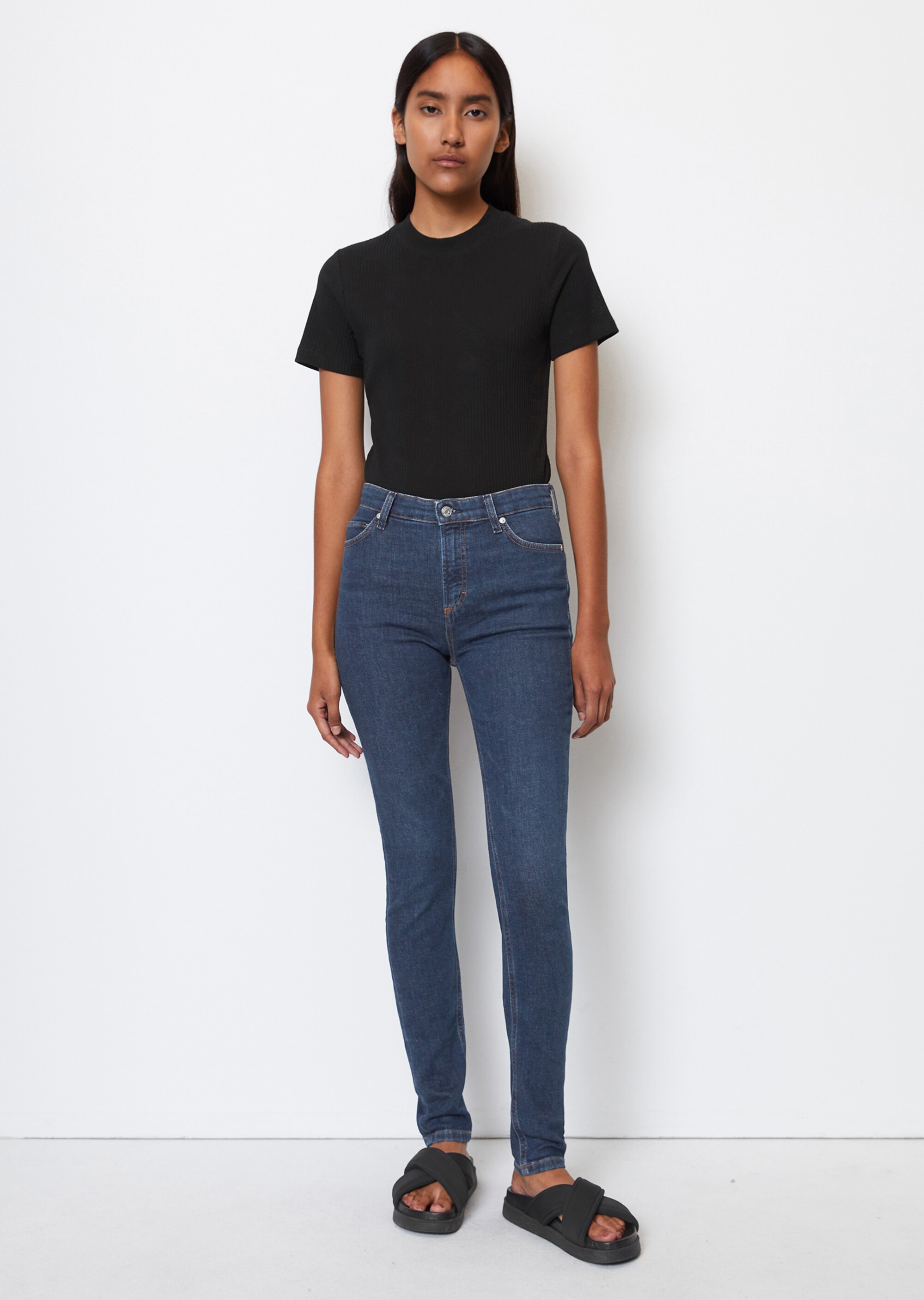 Jeans Modell KAJ skinny high waistaus stretchigem Organic Cotton-Mix