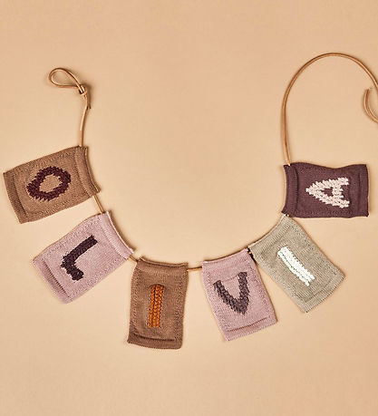 Smallstuff Stickat Buchstabe - O - Rosa Alphabet