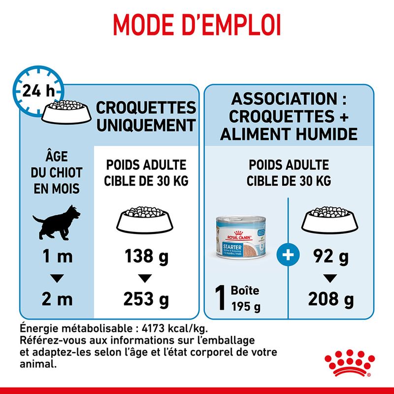 Royal Canin Maxi Starter Mother & Babydog à prix discount sur bitiba.fr
