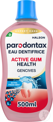 Parodontax Active Gum Health Bain De Bouche Extra Fresh Mint 500ml