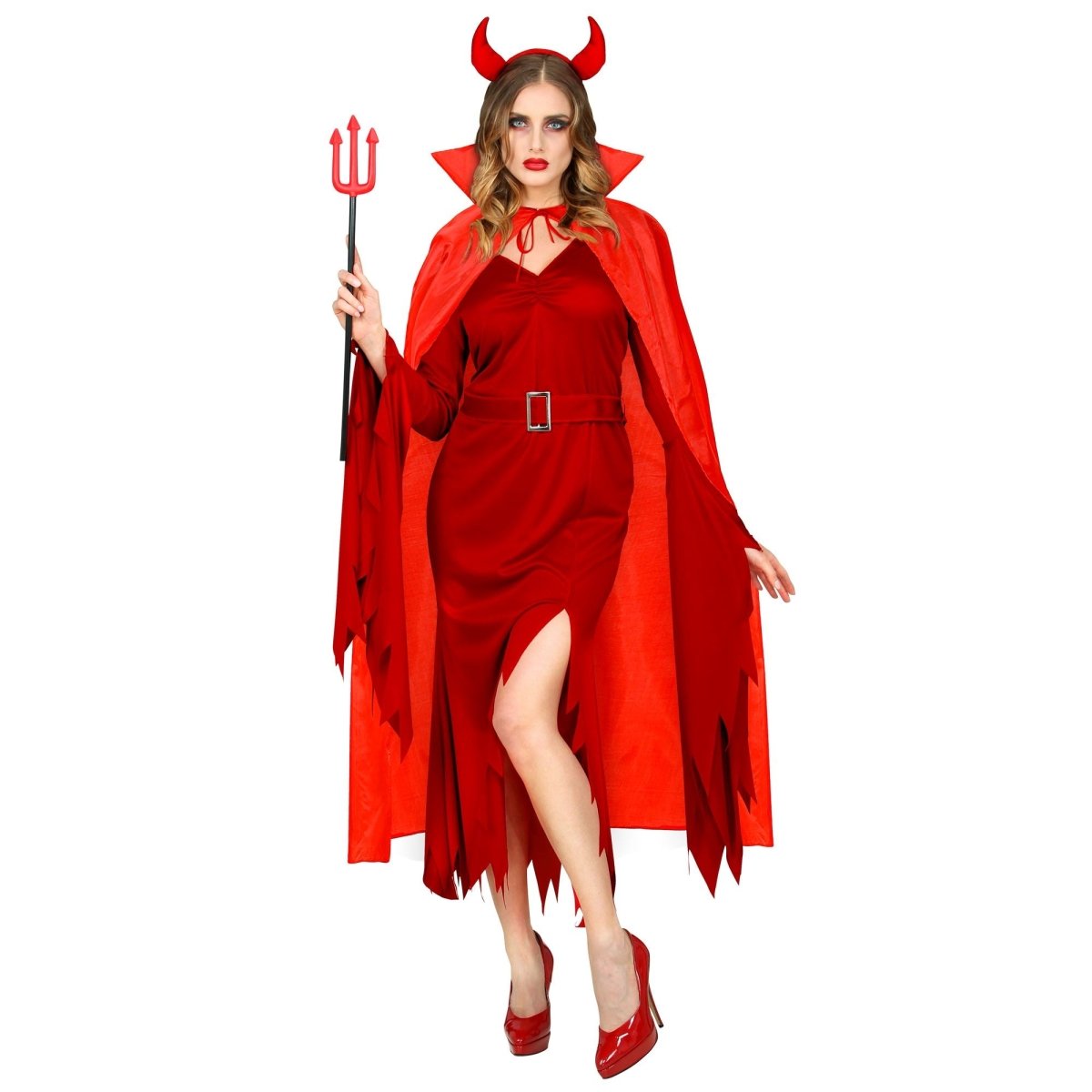 Halloween Cape Rood Duivel 1,3m