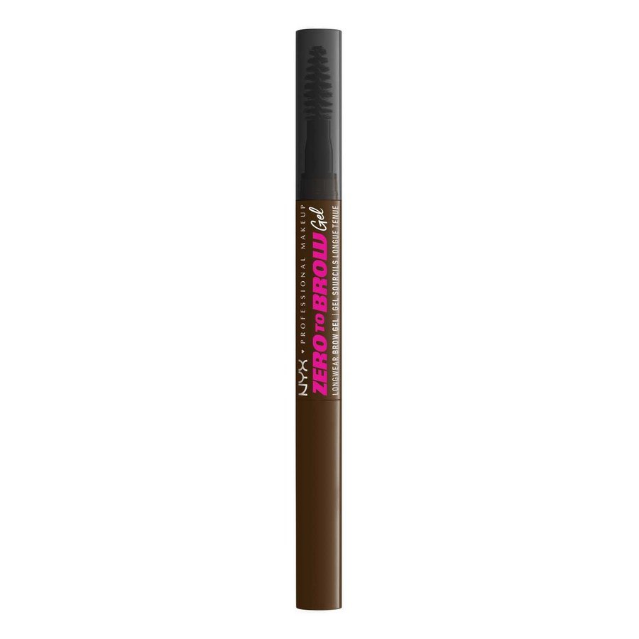 NYX Professional Makeup Zero To Brow Longwear Brow Gel Chocolate 06 2ml