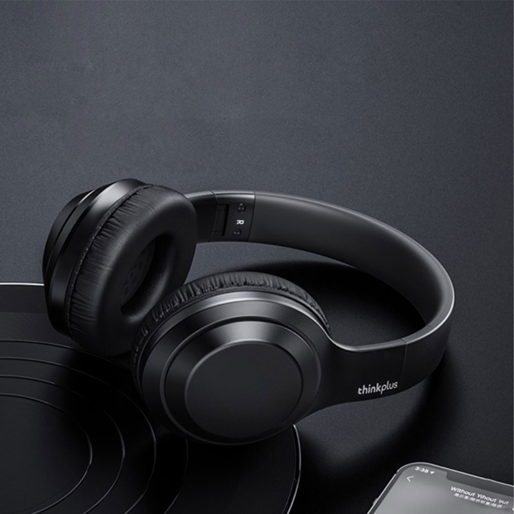 thinkplus TH10 Bluetooth 5.0 Kopfhörer On-Ear Headset (300mAh) - Schwarz