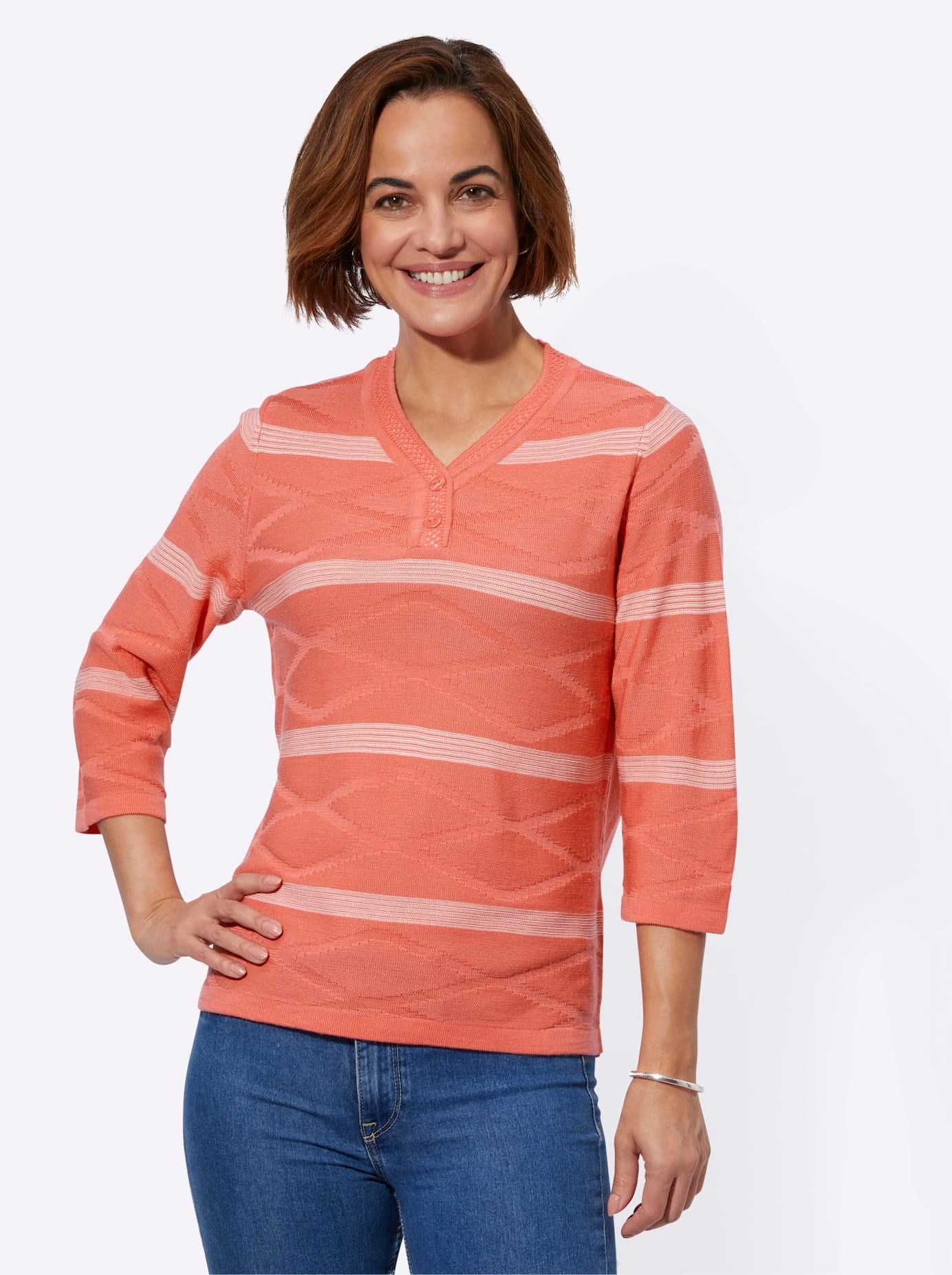 Classic Basics 3/4 Arm-Pullover »Pullover«
