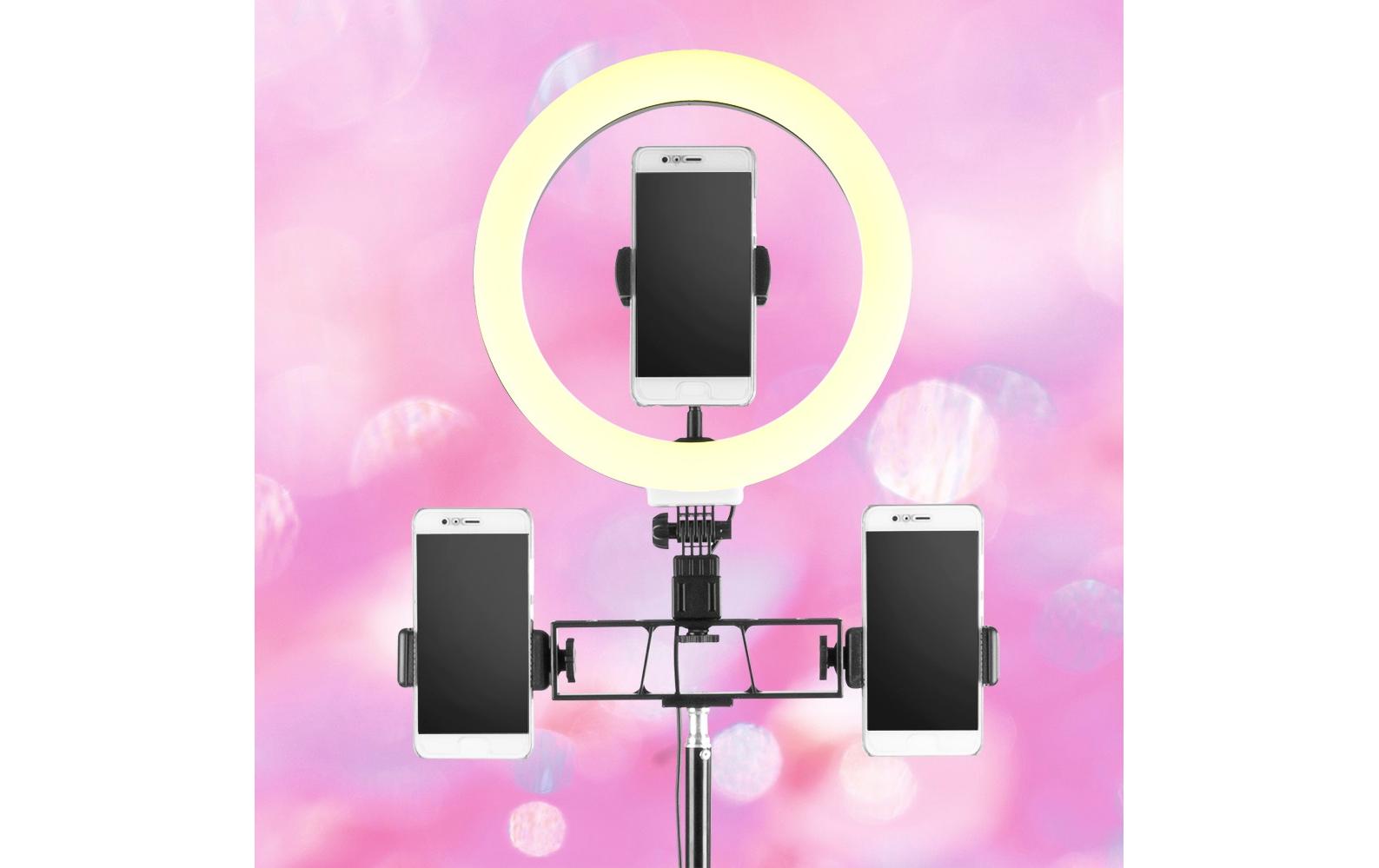 Videoleuchte RL25 Ringlicht-Set25 cm Ringleuchte mit Kontroller