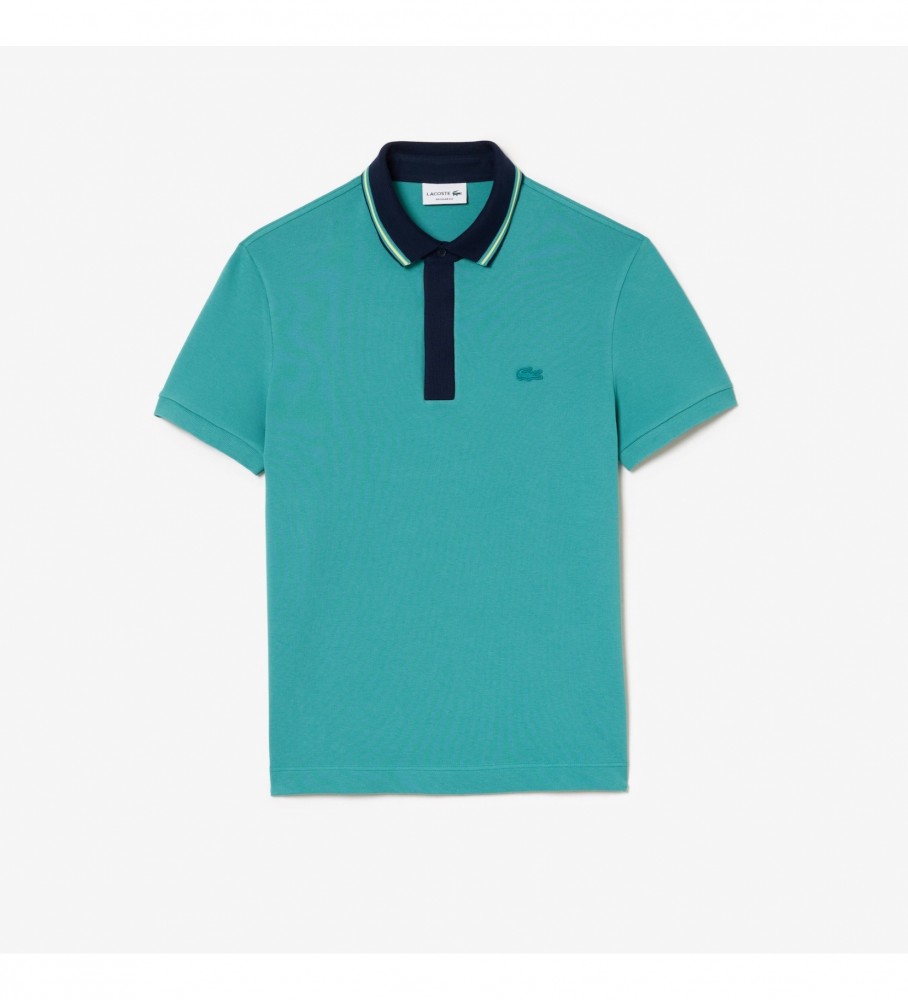 Lacoste Polo Smart Paris corte regular turquesa