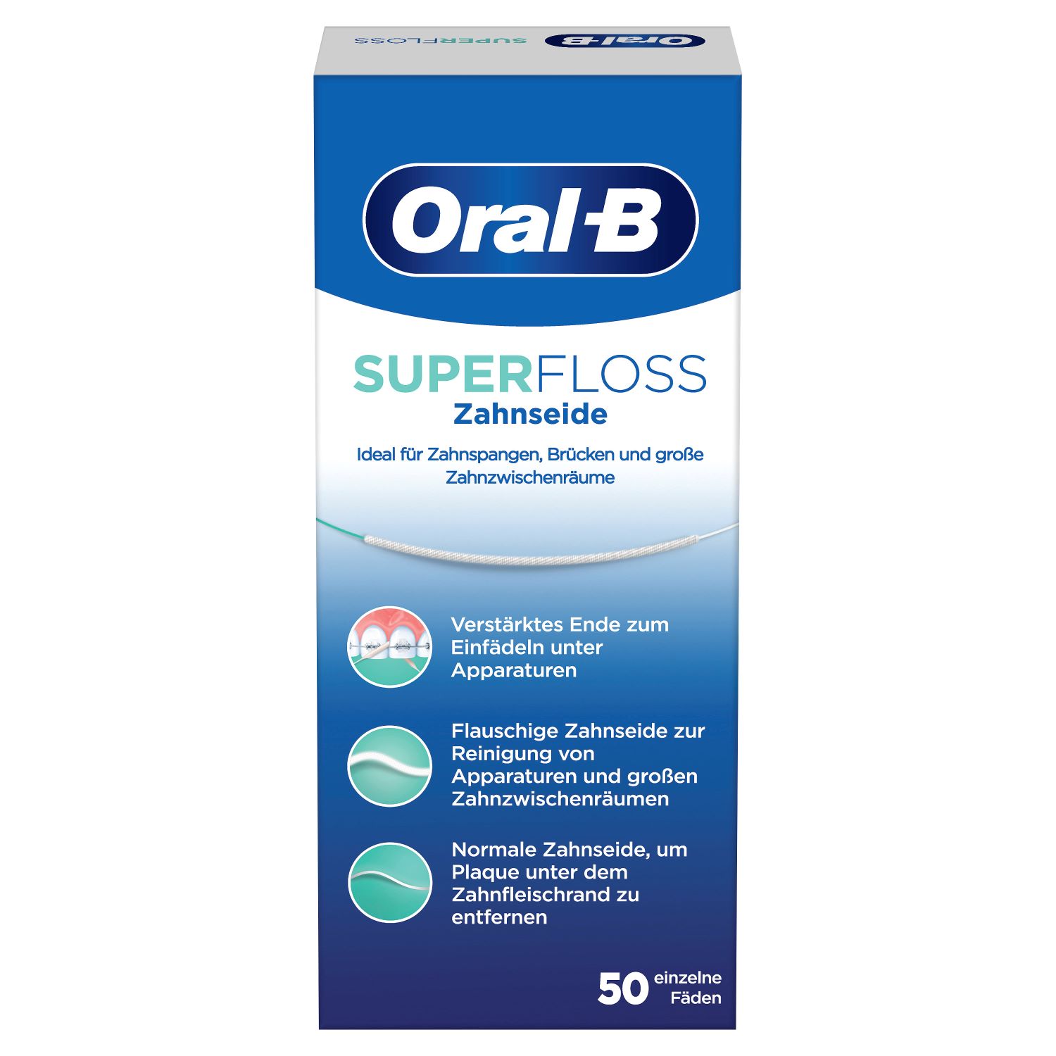 ORAL-B Super Floss Zahnseide<br>50 Stück