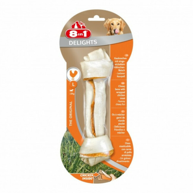 Os à mâcher au poulet 8 in 1 Delight