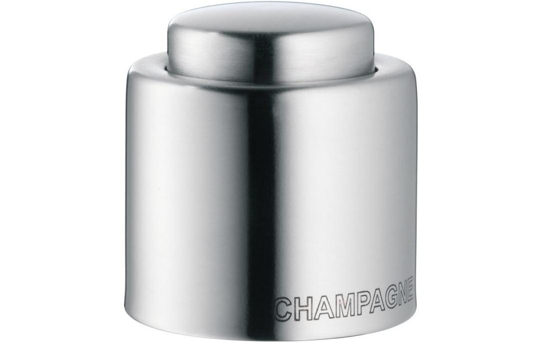 Sekt- und Champagnerverschluss Clever & More SilberFlaschenverschluss