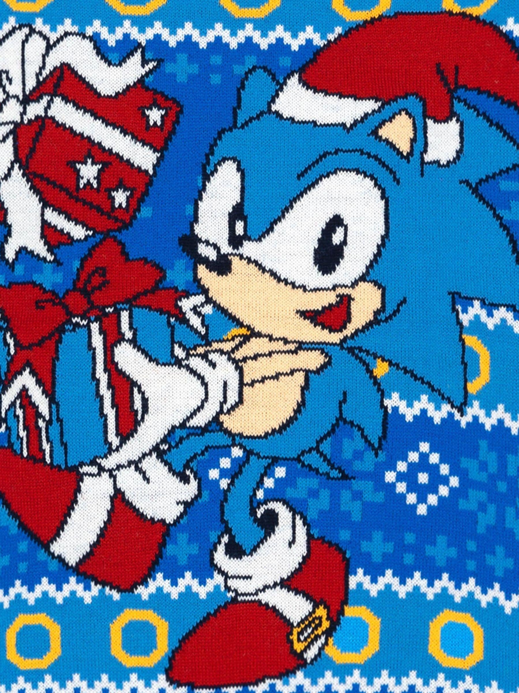 Blauw Sonic - Vanilla Underground kinderkersttrui