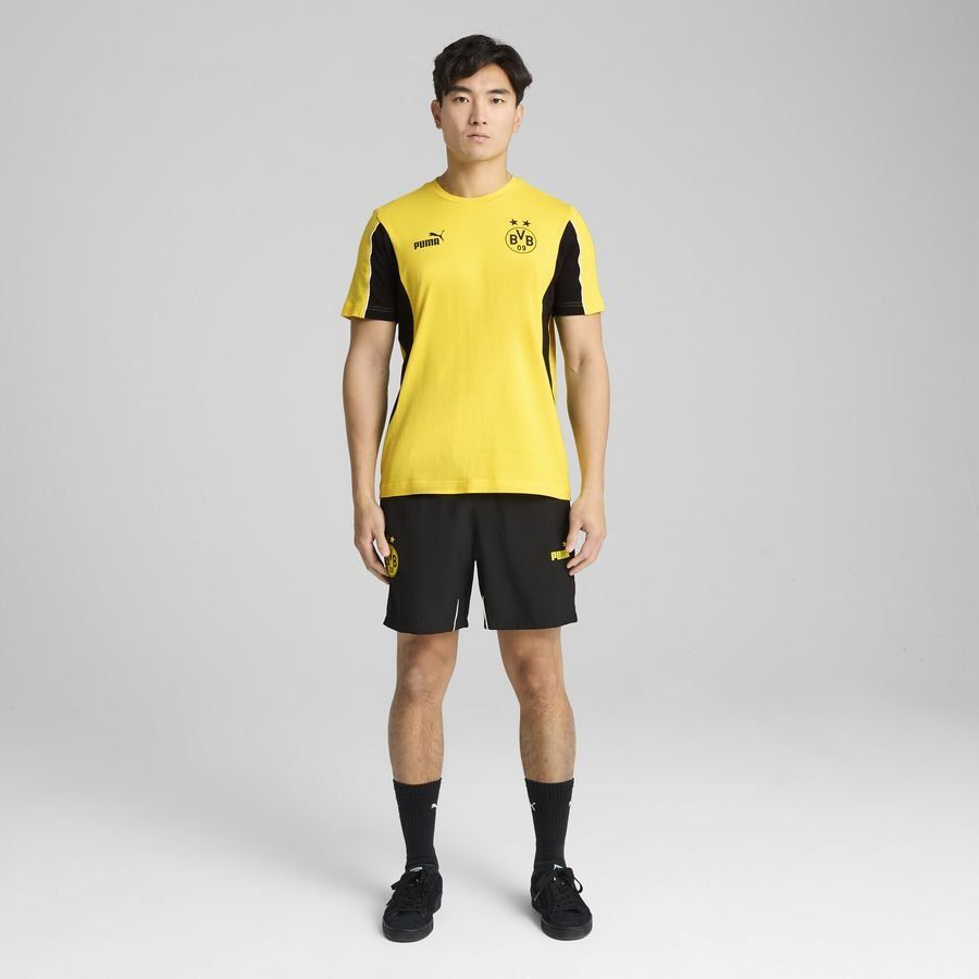 BVB ftblARCHIVE Tee Faster Yellow-PUMA Black