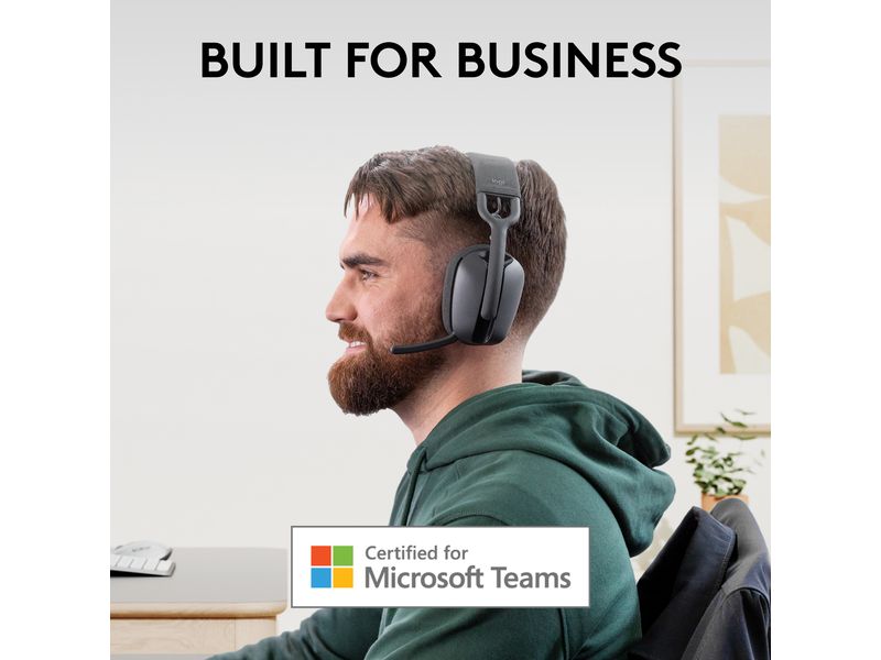 Logitech Headset Zone Vibe Wireless Teams Bluetooth Kabelloses Bluetooth Headset