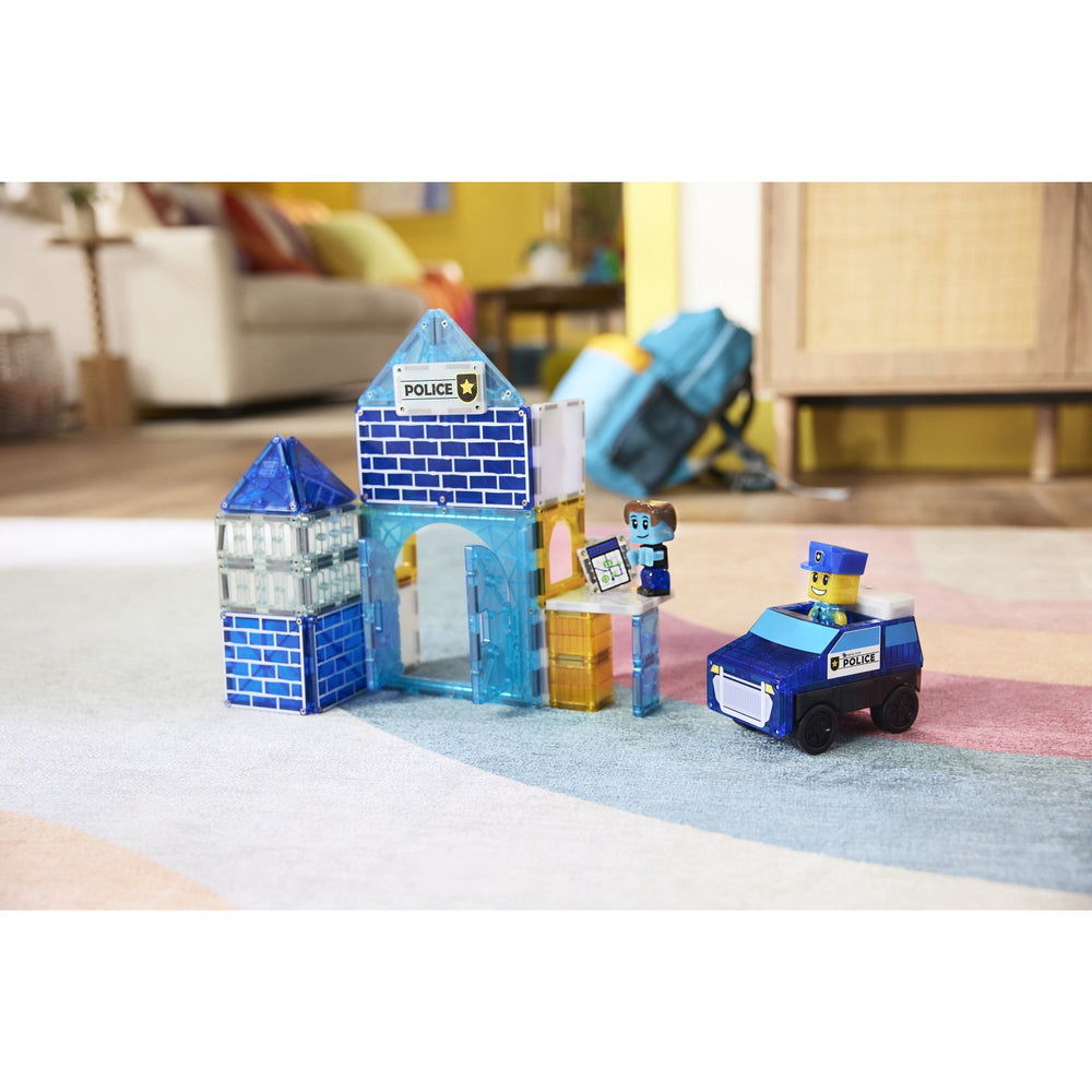 Køb Magna-Tiles® Police Station 35 Pcs