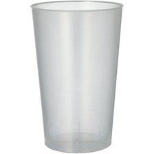 Gobelet en PP réutilisable, 0,5 l, 30 pièces