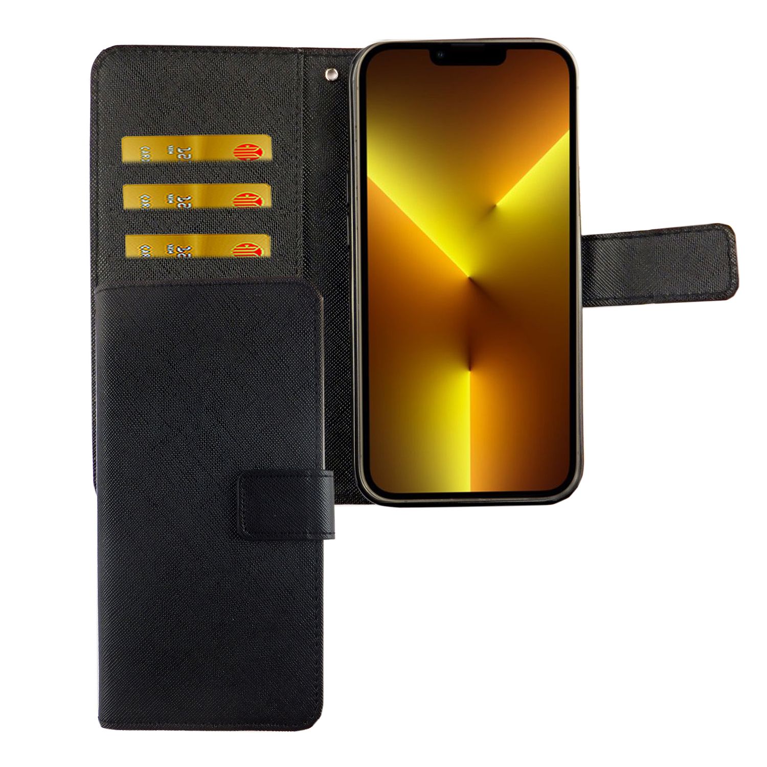 Handyhülle für Apple iPhone 13 Pro Case Cover Schutztasche Schutzhülle Bookstyle