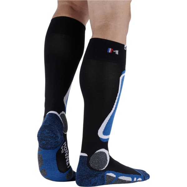 Chaussette de ski MONNET MI-BAS BACKSIDE+ BLUE