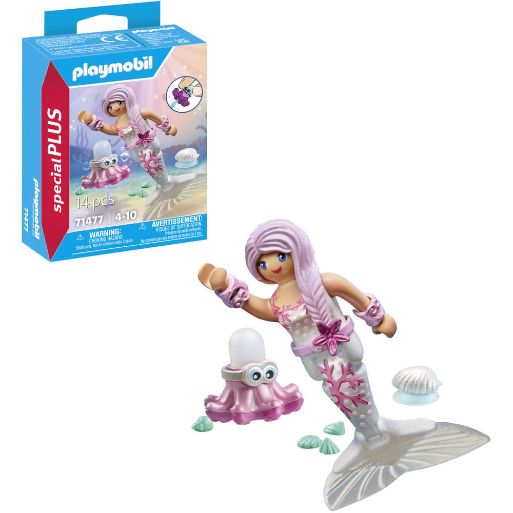 PLAYMOBIL SpecialPLUS zeemeermin met spuitoctopus 71477