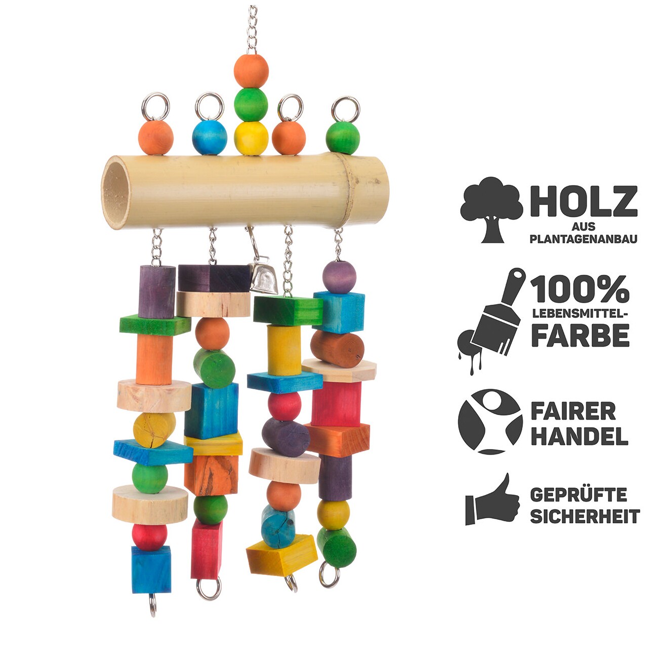 HappyBird Spielzeug Shred Clutter Happy Nature