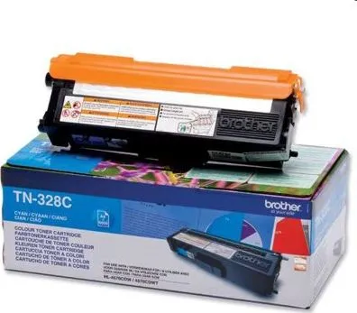 Brother TN328C - Cyan - original - tonerpatron - for Brother DCP-9270CDN, HL-4570CDW, HL-4570CDWT, MFC-9970CDW
