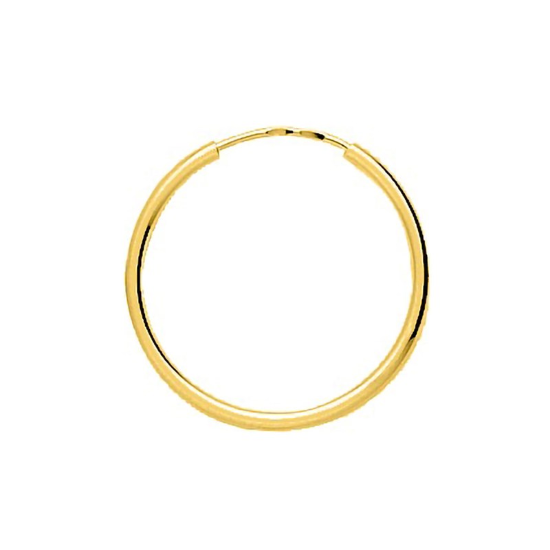 Créoles lisses Femme - Or 18 Carats - Diamètre 20mm