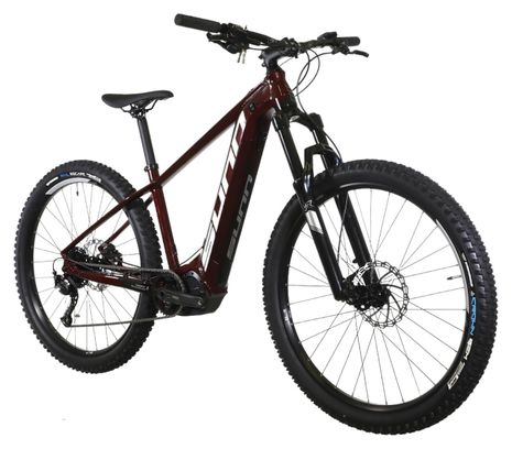 Vélo d'Exposition - VTT Électrique Semi-Rigide Sunn Flash S2 Shimano Altus 9V 27 5'' 500 Wh Bordeau 2022