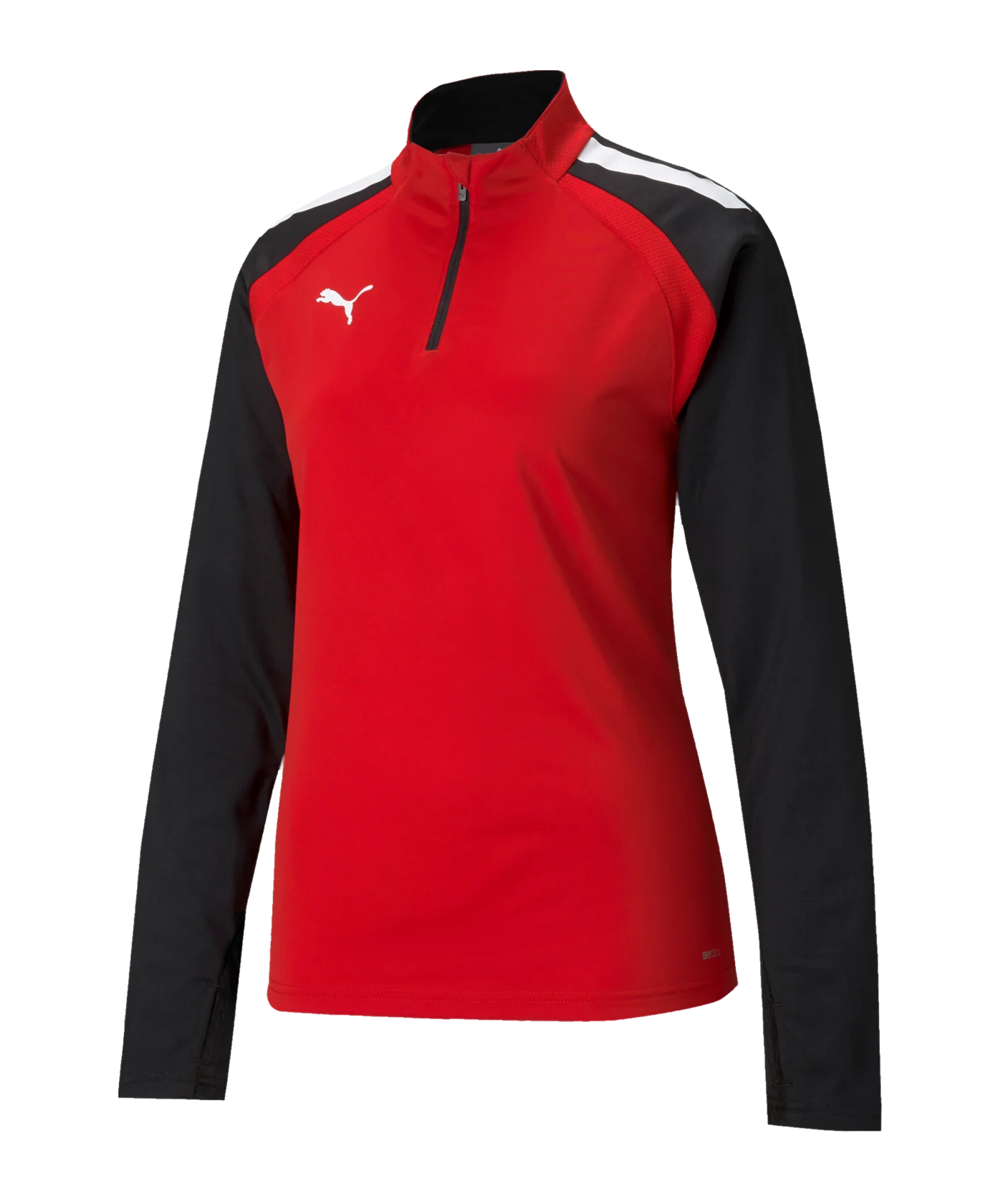 PUMA teamLIGA HalfZip Sweatshirt Damen Rot Schwarz F01