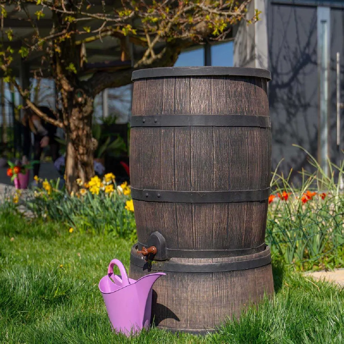 Roto Récupérateur d'eau de pluie Barrel - 140L